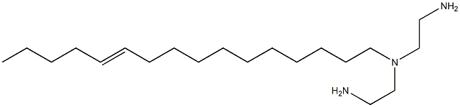 N,N-ビス(2-アミノエチル)-11-ヘキサデセン-1-アミン 化学構造式
