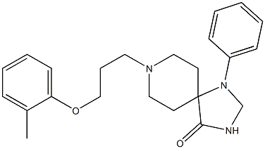 8-[3-[(2-Methylphenyl)oxy]propyl]-1-phenyl-1,3,8-triazaspiro[4.5]decan-4-one