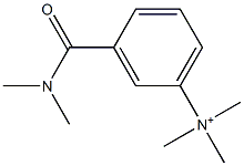 (3-Dimethylcarbamoylphenyl)trimethylaminium 结构式