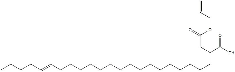 2-(17-Docosenyl)succinic acid 1-hydrogen 4-allyl ester 结构式