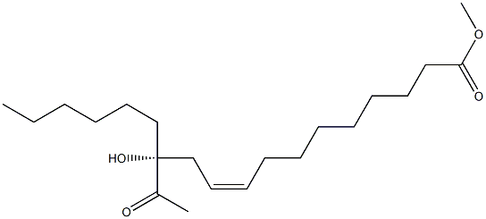 12-Acetylricinoleic acid methyl ester 结构式