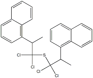 Methyl[1,1-dichloro-2-(1-naphtyl)ethyl] sulfide Structure