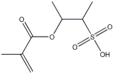 2-(Methacryloyloxy)-1-methyl-1-propanesulfonic acid,,结构式
