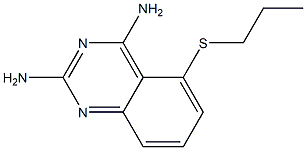  2,4-Diamino-5-propylthio-quinazoline