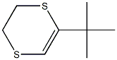 5,6-Dihydro-2-tert-butyl-1,4-dithiin Structure