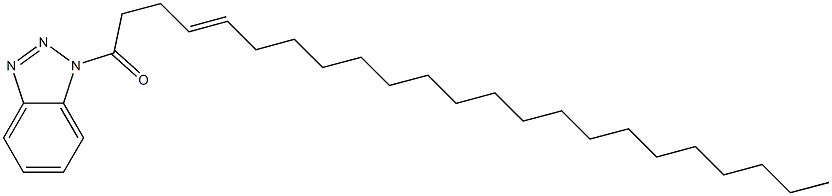 1-(1-オキソ-4-トリコセニル)-1H-ベンゾトリアゾール 化学構造式
