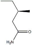 [R,(-)]-3-Methylvaleramide Struktur