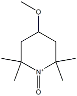 1-Oxo-4-methoxy-2,2,6,6-tetramethylpiperidinium Structure