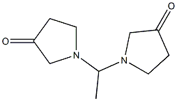 1,1'-Ethylidenebis(3-pyrrolidone) Structure