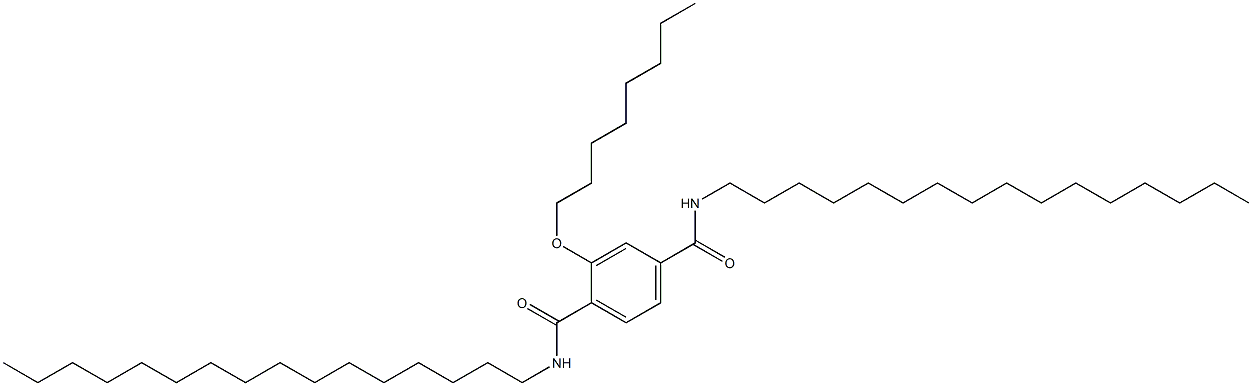 2-(Octyloxy)-N,N'-dihexadecylterephthalamide Structure