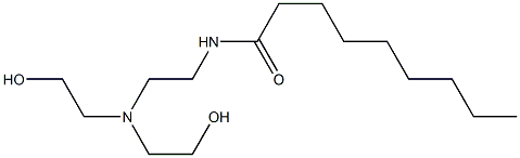 N-[2-[Bis(2-hydroxyethyl)amino]ethyl]nonanamide Structure