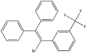 1-Bromo-2,2-diphenyl-1-[m-(trifluoromethyl)phenyl]ethene