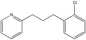 1-(2-Pyridyl)-3-(chlorophenyl)propane,,结构式