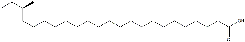 (R)-21-Methyltricosanoic acid Struktur