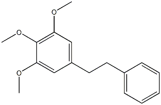 1-(3,4,5-Trimethoxyphenyl)-2-phenylethane Structure