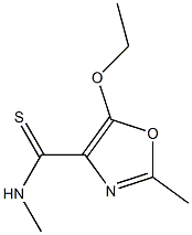 5-エトキシ-2,N-ジメチルオキサゾール-4-カルボチオアミド 化学構造式