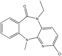 5,11-Dihydro-2-chloro-5-ethyl-11-methyl-6H-pyrido[2,3-b][1,4]benzodiazepin-6-one|