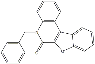 5-Benzylbenzofuro[2,3-c]quinolin-6(5H)-one Struktur