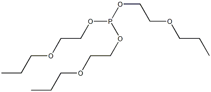 Phosphorous acid tris(2-propoxyethyl) ester Structure