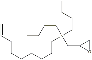 N,N-Dibutyl-N-(8-nonenyl)-2-oxiranemethanaminium Structure