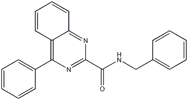 N-Benzyl-4-phenylquinazoline-2-carboxamide Structure