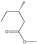 (3S)-3-Methylpentanoic acid methyl ester,,结构式