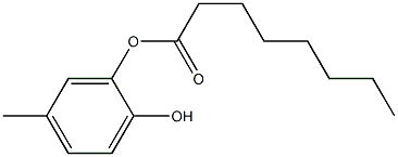 Octanoic acid 2-hydroxy-5-methylphenyl ester