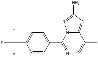 2-Amino-5-[4-trifluoromethylphenyl]-8-methyl[1,2,4]triazolo[1,5-c]pyrimidine