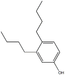 3,4-Dibutylphenol Struktur