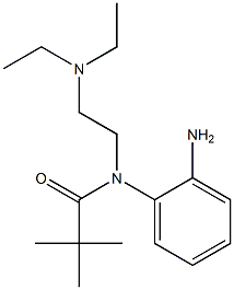 N-(2-Aminophenyl)-N-[2-(diethylamino)ethyl]-2,2-dimethylpropionamide Structure