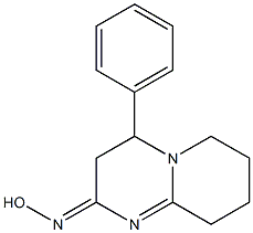 4-Phenyl-3,4,6,7,8,9-hexahydro-2H-pyrido[1,2-a]pyrimidin-2-one oxime Struktur