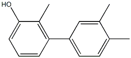 2-Methyl-3-(3,4-dimethylphenyl)phenol,,结构式