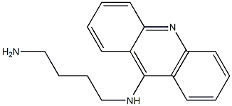 N-(4-Aminobutyl)acridin-9-amine Structure