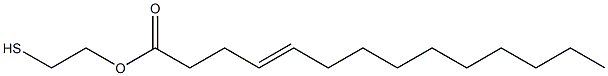 4-Tetradecenoic acid 2-mercaptoethyl ester,,结构式