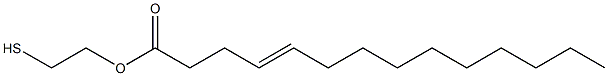 4-Tetradecenoic acid 2-mercaptoethyl ester Structure