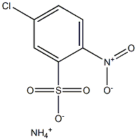 5-Chloro-2-nitrobenzenesulfonic acid ammonium salt Struktur