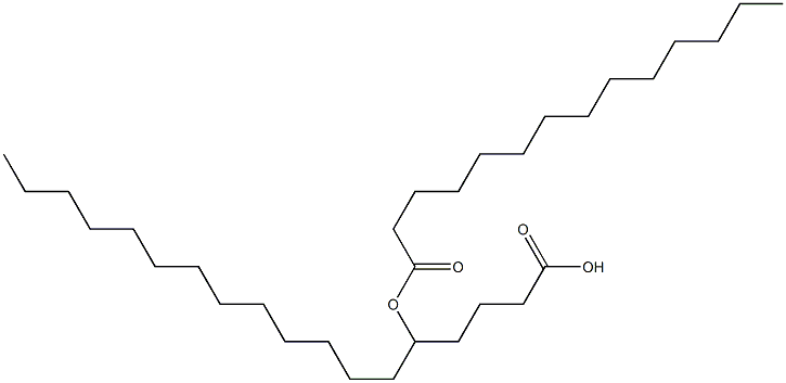 5-Myristoyloxyoctadecanoic acid Struktur