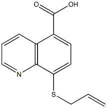 8-[(2-Propenyl)thio]quinoline-5-carboxylic acid|