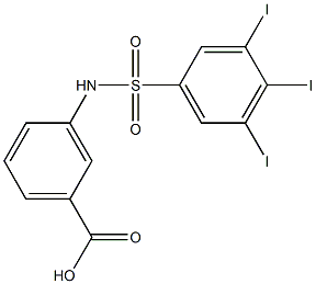 3-(3,4,5-Triiodophenylsulfonylamino)benzoic acid