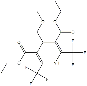 1,4-Dihydro-2,6-bis(trifluoromethyl)-4-methoxymethylpyridine-3,5-dicarboxylic acid diethyl ester