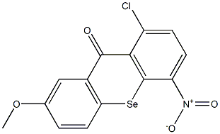 7-Methoxy-1-chloro-4-nitro-9H-selenoxanthene-9-one