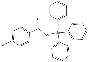 4-Chlorobenzenecarboselenoic acid Se-(triphenylstannyl) ester