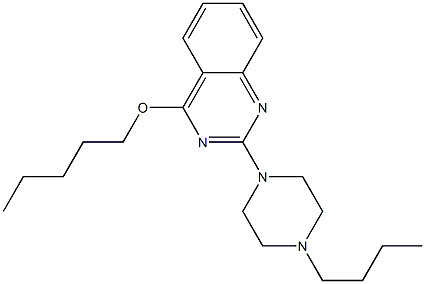 2-[4-Butyl-1-piperazinyl]-4-pentyloxyquinazoline