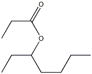 Propionic acid 1-ethylpentyl ester Struktur
