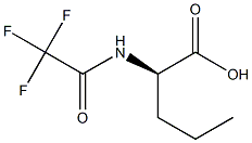 (+)-N-Trifluoroacetyl-D-norvaline Struktur