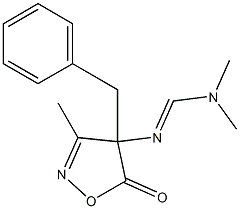 3-Methyl-4-benzyl-4-[[(dimethylamino)methylene]amino]isoxazol-5(4H)-one