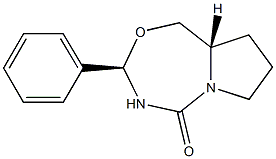 (6R,8aS)-1,2,8,8a-Tetrahydro-6-phenyl-3H,6H-7-oxa-3a,5-diazaazulen-4(5H)-one Structure