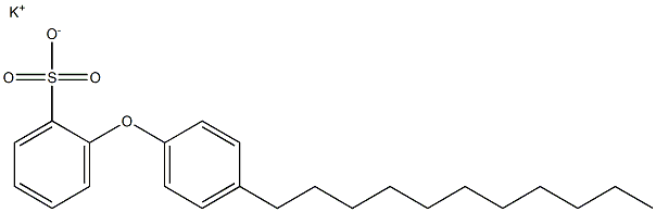 2-(4-Undecylphenoxy)benzenesulfonic acid potassium salt Struktur