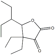 Dihydro-4,4-diethyl-5-(1-ethylpropyl)furan-2,3-dione