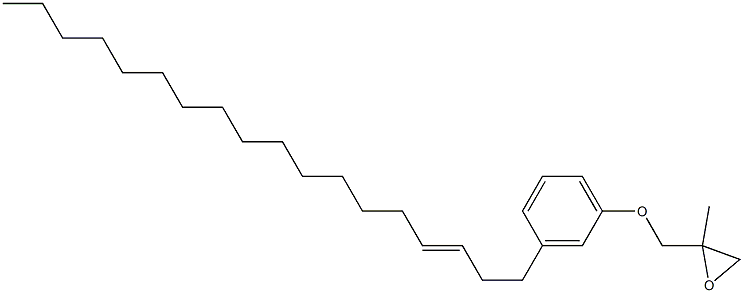 3-(3-Octadecenyl)phenyl 2-methylglycidyl ether,,结构式